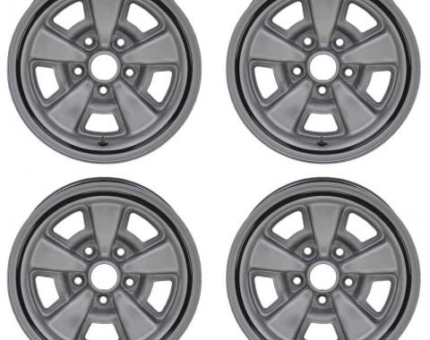 OER 1970-81 Z28-Style 5 Spoke 15" x 7" Steel Wheel Set *R3045
