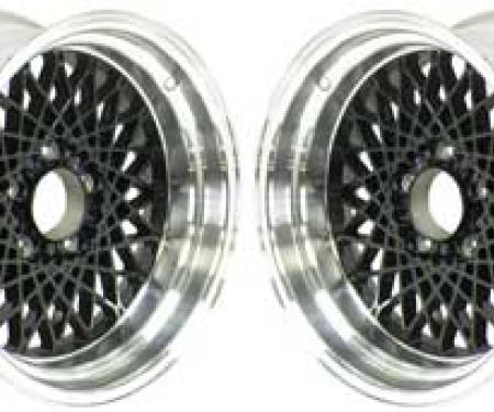 OER 1982-92 Camaro / Firebird, 78-87 Buick Regal - 16" x 8" Black GTA Style Alloy Wheel Set *R4411