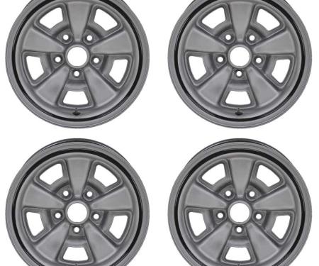OER 1970-81 Z28-Style 5 Spoke 15" x 7" Steel Wheel Set *R3045